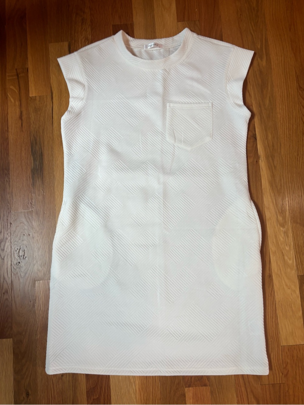 Poetsky White Dress with pockets